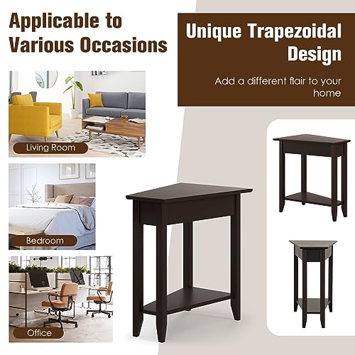 Wedge End Table