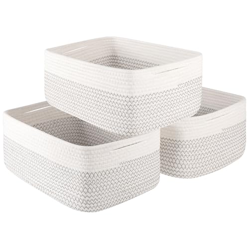 Storage Baskets for Organizing 3 Pack