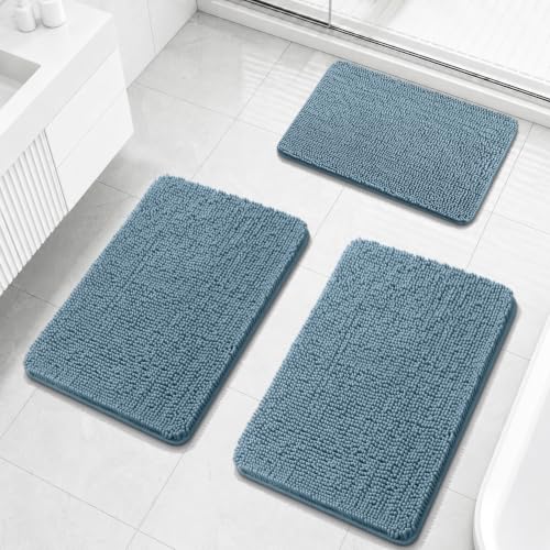 Bathroom Rugs Set 3 Piece