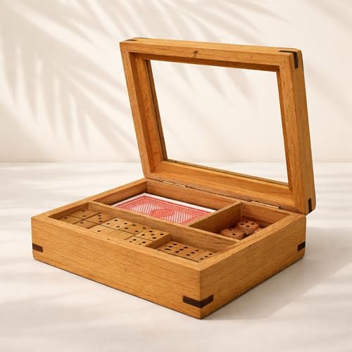 Wooden Playing Card Box