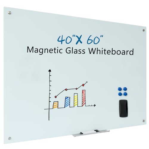 Magnetic Glass Writeboard Tempered Glass Dry Erase Boards Wall Mounted Frameless Whiteboard Bulletin Message Boards