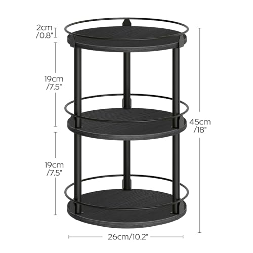 Spice Rack Set of 2 Lazy Susan Organizer