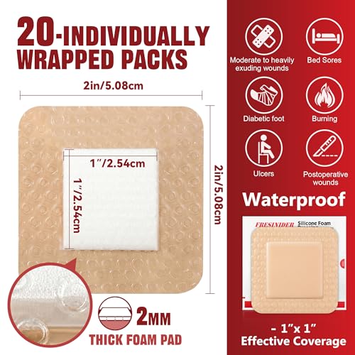 Sacrum Silicone Foam Dressing