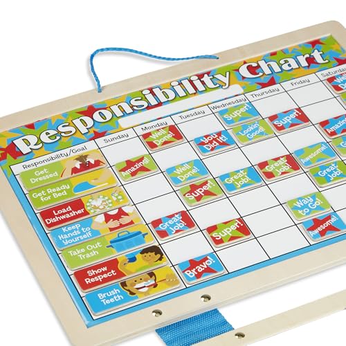 Magnetic Responsibility Chart and Kids Calendar