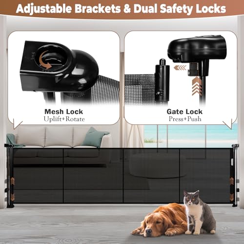 Retractable Baby Gate Extra Wide