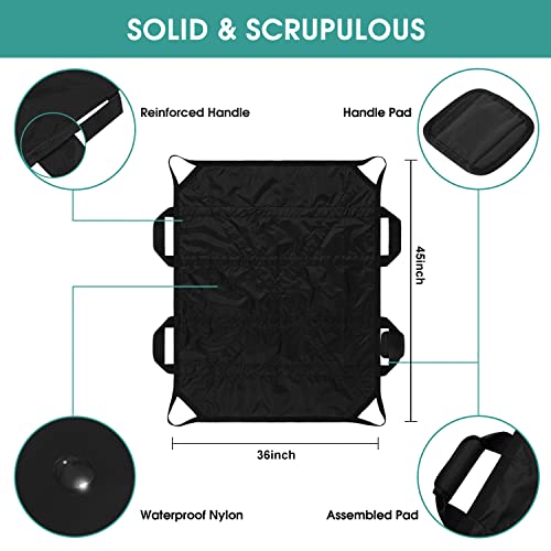 45" x 36" Bed Positioning Pad with Handles