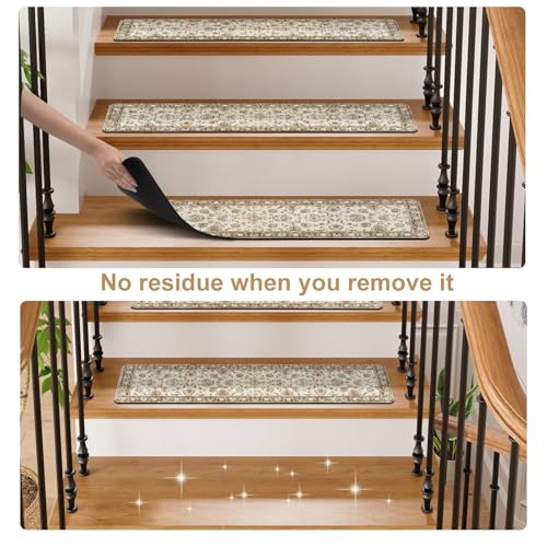 Stair Treads Non Slip Retro