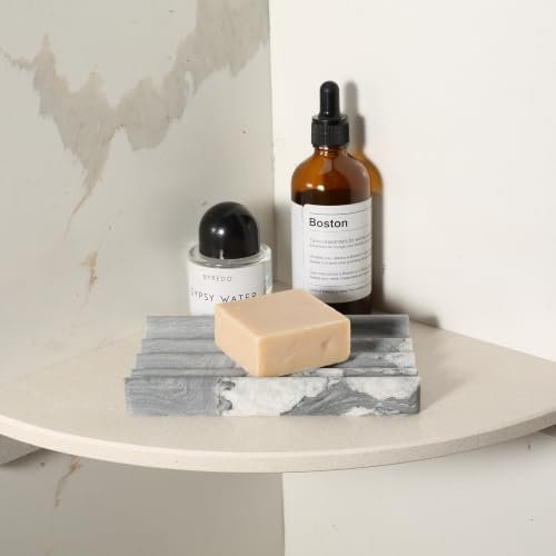 Natural Marble Soap Dish for Shower