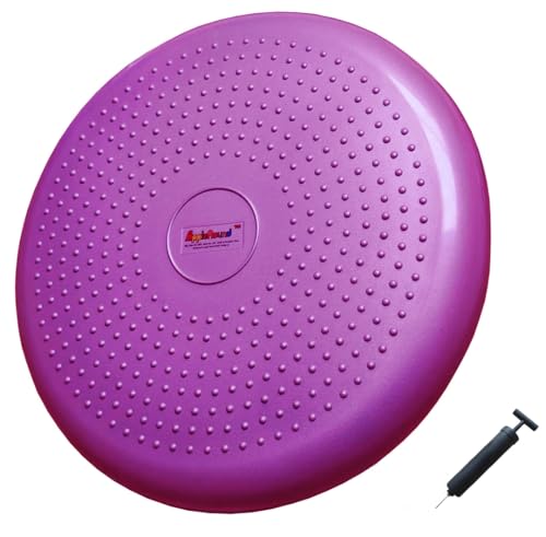 Inflated Wobble Cushion with Hand Pump