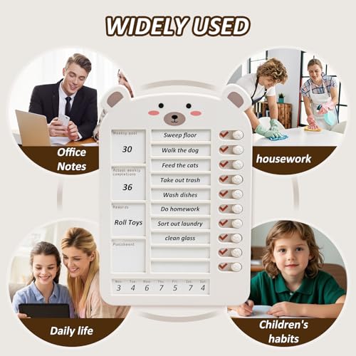 Weekly Chore Chart for Kids Dry Erase Chore Board