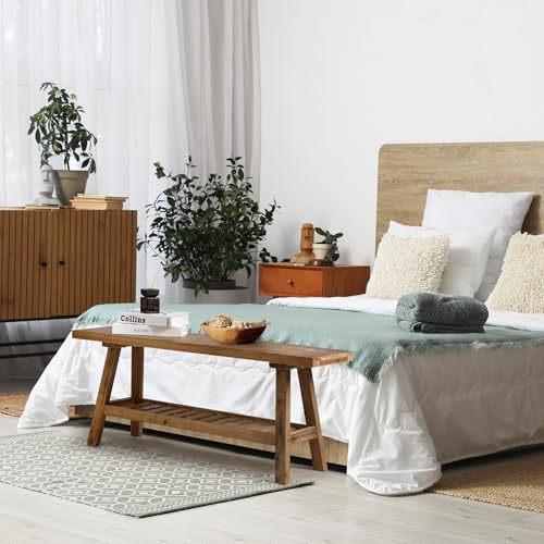 Reclaimed Solid Wood Bench
