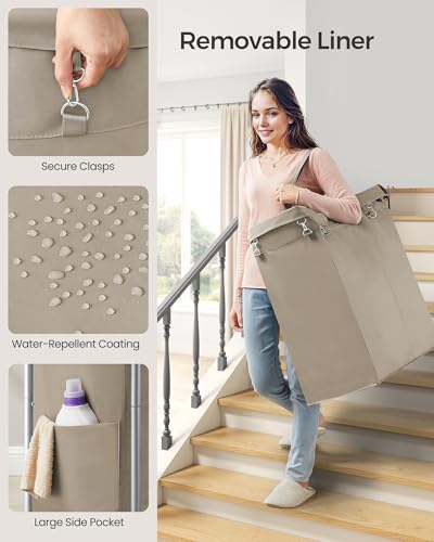 Laundry Basket with Wheels