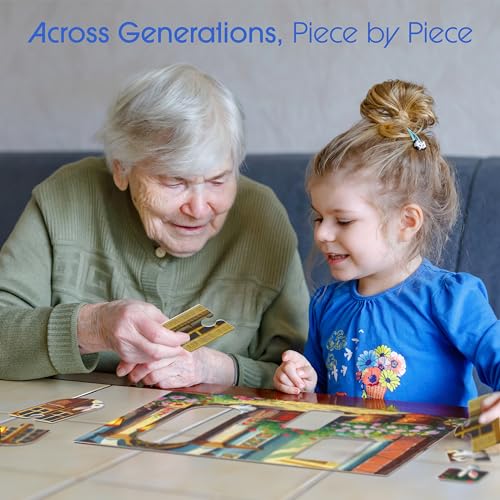 Numbered 3 Pack Large Piece Puzzles for Seniors