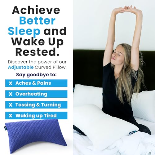 Side and Back Sleeper Pillow for Neck and Shoulder Pain Relief