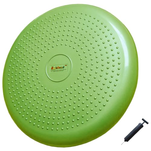 Inflated Wobble Cushion with Hand Pump