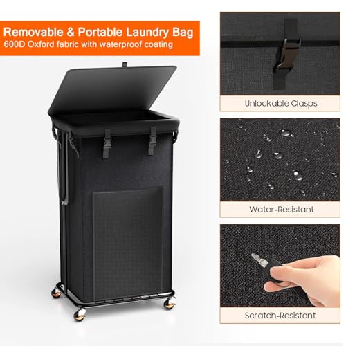 Laundry Hamper with Wheels