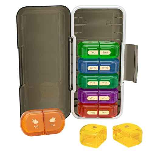 Weekly Pill Organizer 2 Times a Day