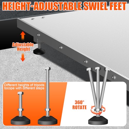 Aluminum Adjustable Threshold Ramp for Wheelchairs