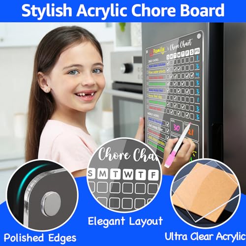Acrylic Magnetic Fridge Whiteboard