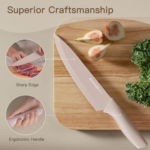 Knife Set 13 Pieces Kitchen Knives Set with Healthy Anti