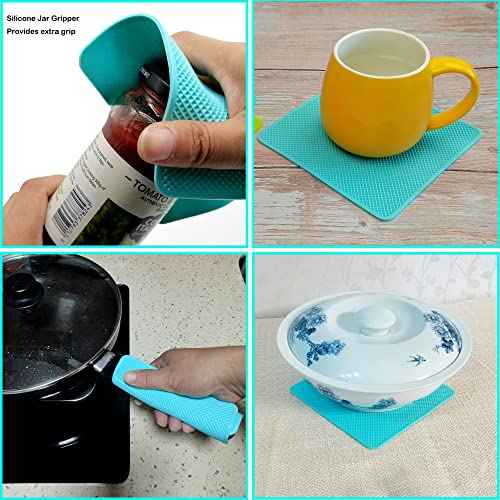 Multi Purpose Rubber Jar Opener Gripper Pad Bottle Lid Opener for Weak Hands Senior with Arthritis