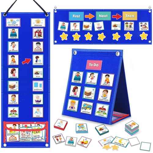 Visual Schedule Chart for Kids with Autism