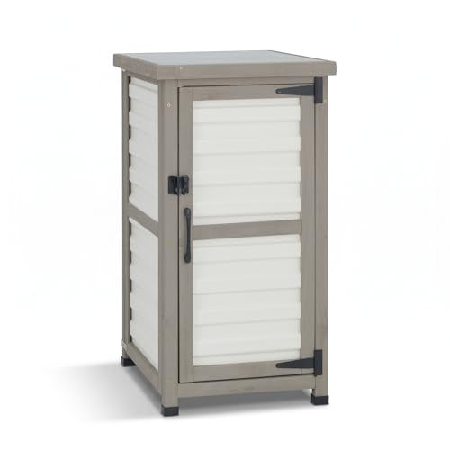 Wood Outdoor Storage Cabinet Weatherproof