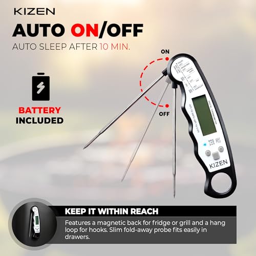 Instant Read Digital Meat Thermometer for Cooking