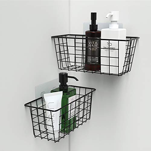 Hanging Kitchen Baskets Wire Storage Basket Over the Cabinet Door Organizer