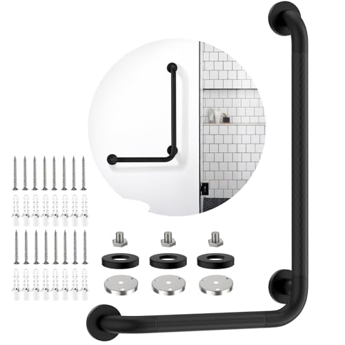 L Shaped Bathroom Grab Bars