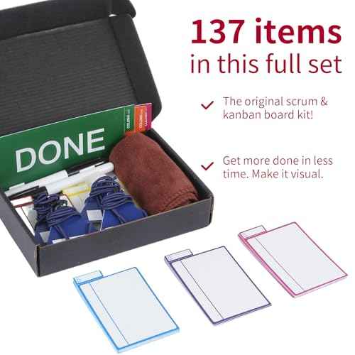 Scrum Board Tool Kit Magnetic Kanban Board