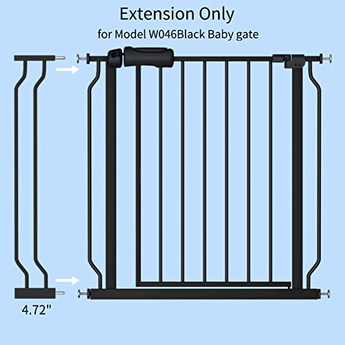 24 90.5 Inch Extra Wide Baby Gate Pressure Mounted Auto Close