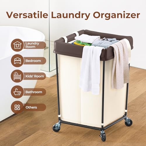 Laundry Hamper with Wheels
