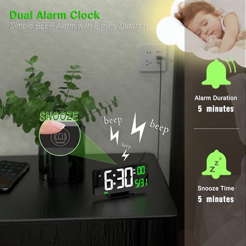 Digital LED Clock for bedrrom