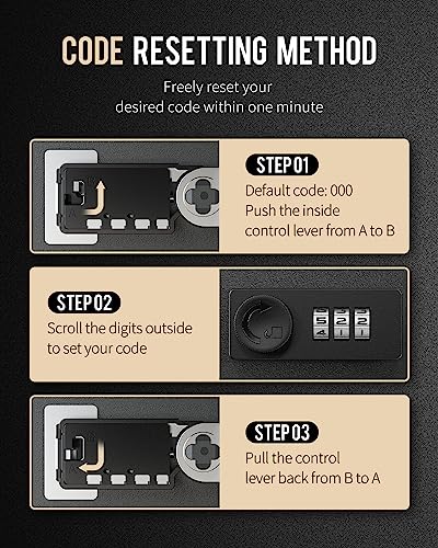 28 Key Steel Key Cabinet with Combination Lock Wall Mounted Key Organizer with Resettable Code Black Digital Security Box with Hooks and Large Key Tag Labels Identifiers in 5 Assorted Colors