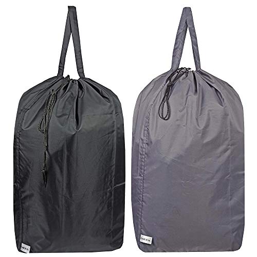 Tear Proof Nylon Laundry Bag with Handles 2Pack