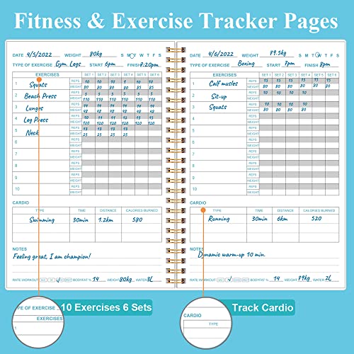 Fitness Journal for Women & Men 6
