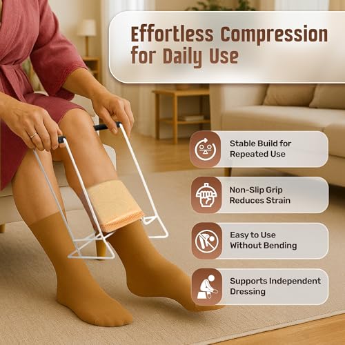Stocking Donner Sock Aid Tool for Compression Socks Men or Women