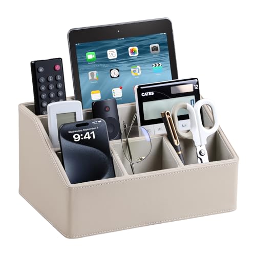 PU Leather Desk Organizer