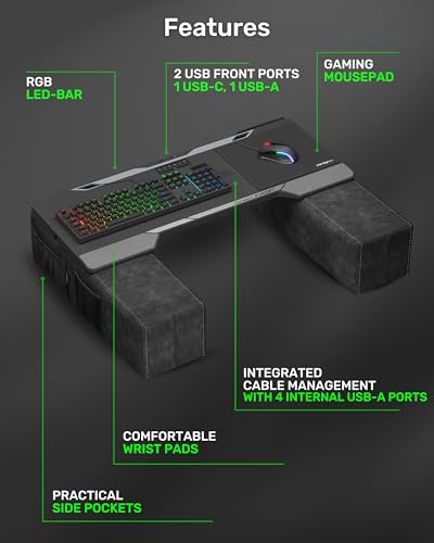 CYCON² Couch Gaming Pad for Mouse & Keyboard for PC