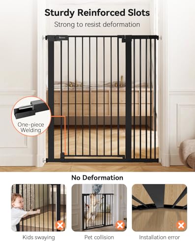 42" Extra Tall Baby Gate for Stairs Doorways