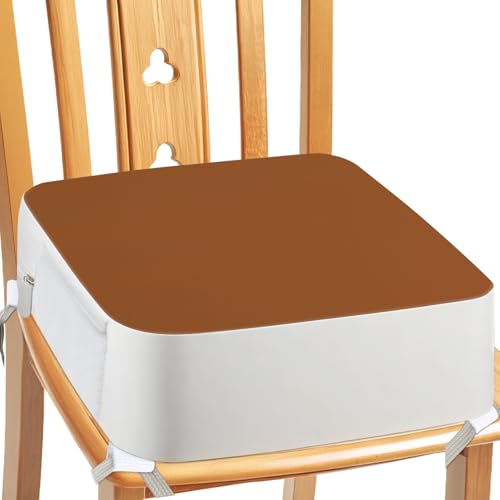 Toddler Booster Seat for Kitchen Chair 4 Point Anchor Fix 3.8 Inch Lift
