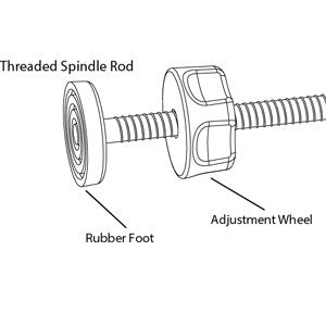 8MM Pressure Gates Threaded Spindle Rods