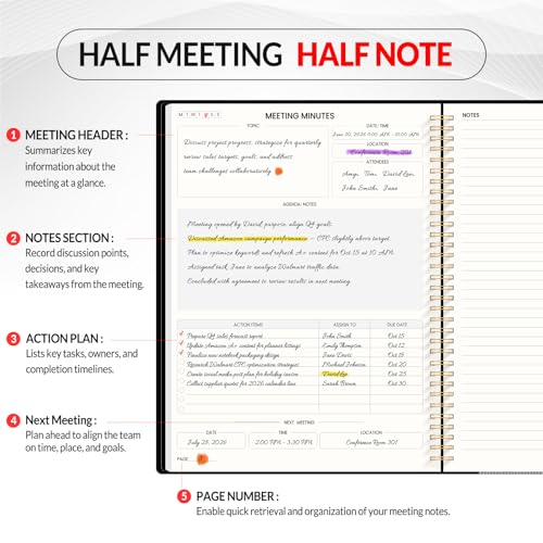Half Meeting Half Note for Work