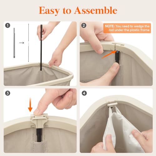 Large Laundry Hamper with Lid