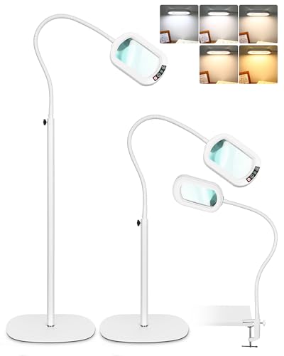 Rectangle Magnifying Glass with Light and Stand