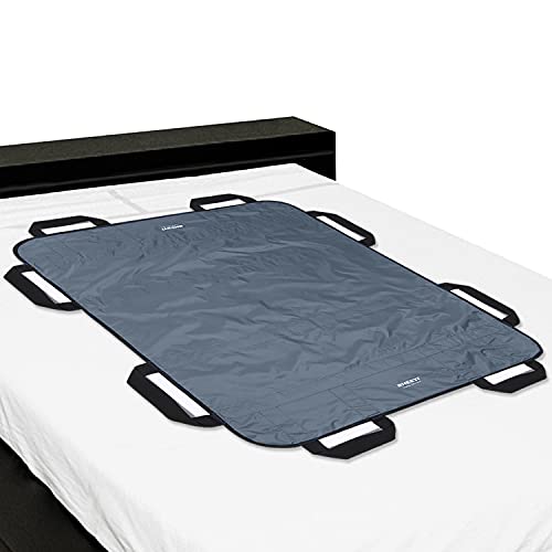 Multipurpose 48" x 40" Positioning Bed Pad with Reinforced Handles