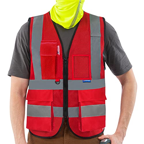 21 colors High Visibility Reflective Work Safety Vest XS
