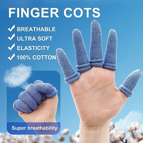 Finger Cots 60Pcs Finger Protectors for Finger Tips