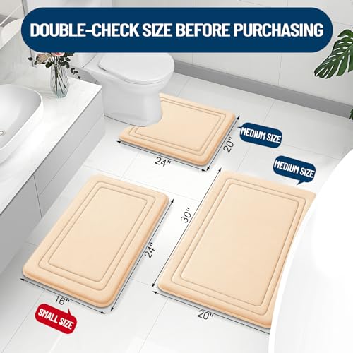 Memory Foam Bath Mat Rug
